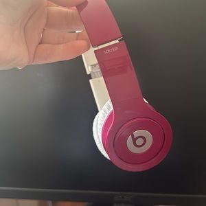 Wired pink beats headphones solo hd